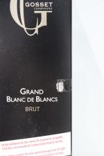 1 BOUTEILLE de CHAMPAGNE GRAND BLANC DE BLANC GOSSET. Boite.