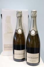 COFFRET de 2 BOUTEILLES de CHAMPAGNE LOUIS ROEDERER COLLECTION 242...