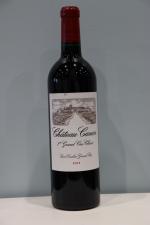 1 BOUTEILLE de vin rouge CHÂTEAU CANON SAINT EMILION 2012...