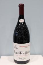 1 MAGNUM de vin rouge Vieux telegraphe chateauneuf du pape...