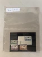 1 Plaquette de 4 Timbres de poste aérienne N°8 -...