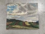 Albert BAYER (1885-1963), "Paysage", Huile sur toile Signée en bas...