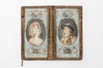 ECOLE FRANCAISE du XVIIIème siècle. Portraits présumés de Marie-Antoinette et...