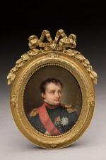 ECOLE FRANCAISE du XIXème siècle. Portrait de Napoléon Ier en...