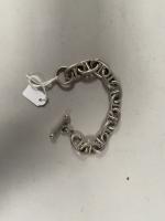 MURAT - BRACELET maille chaine d'ancre en argent 925/°°. L....