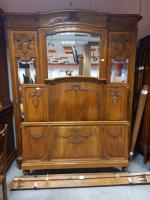 TABLE bureau de style Louis XVI- CHEVET en bois sculpté...