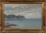 Henri-Charles ANGENIOL (1870-1959).
Matin sur la presqu'Île de Giens, Var.
Huile sur...