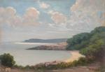 Henri-Charles ANGENIOL (1870-1959).
Port Auguier, Var, 1939.
Huile sur panneau.
Signé et daté...