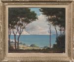 Henri-Charles ANGENIOL (1870-1959).
La rade de Beaulieu, Alpes Maritimes, 1951.
Huile sur...