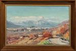 Pierre CALES (1870-1961).
Vue de la vallée de Grésivaudan, 1939.
Huile sur...