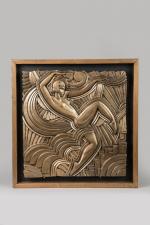 Maurice Pico (1900-1977) d'après
« Danseuse nue »
Bas-relief en stuc à...