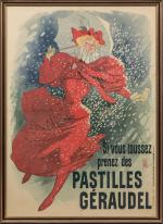 Jules Chéret (1836-1932)
« Si vous toussez prenez des pastilles Géraudel...