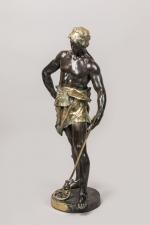 Eugène Marioton (1854-1933)
« Mercure formant le caducée »
Groupe en bronze...