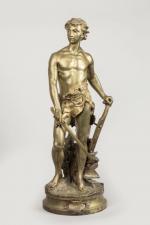 Adrien Étienne Gaudez (1845-1902)
« Le devoir »
Sujet en bronze à...