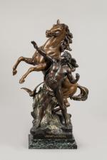 Émile Louis Picault (1833-1915), d'après. 
« Neptune créant le cheval...