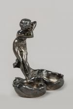 Maurice Bouval (1863-1916)
Saleron en argent massif à décor de femme...