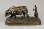 Henri Bouchard (1875-1960)
« Retour des champs »
Groupe en bronze à...