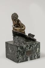 Vincenzo Gemito (1852-1929)
« Le petit pêcheur »
Sujet en bronze à...