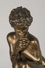 Vincenzo Gemito (1852-1929)
« Le petit pêcheur »
Sujet en bronze à...