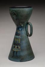 Jean de Lespinasse (1896-1979)
Vase de forme diabolo à anse en...