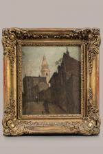 ECOLE FRANCAISE du XIXème siècle
Rue à Montmartre
Carton
25 x 20,5 cm
Porte...