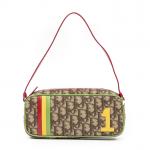 DIOR - POCHETTE "Rasta Collection n°1" PM en toile Diorissimo...