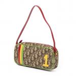 DIOR - POCHETTE "Rasta Collection n°1" PM en toile Diorissimo...