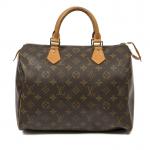 LOUIS VUITTON - SAC modèle "Speedy" 30 cm en toile...