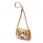 GUCCI - Petit SAC modèle "Floral Flap" en toile blanche...