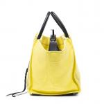 CELINE - SAC modèle "Phantom" MM en toile jaune et...