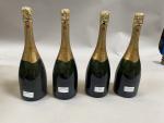 4 BOUTEILLES CHAMPAGNE, Krug grande cuvée brut
Étiquettes tachées