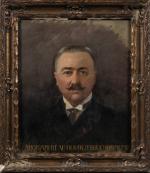 Joseph-Félix BOUCHOR (1853-1937).
Portrait de Monsieur Antony Beaudouin, maître joaillier, 1909.
Huile...