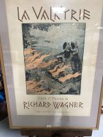 AFFICHE "La Valkyrie, poème et musique de Richard Wagner", d'après...