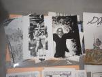 Ensemble de dessins et lithographies contemporaines dont 7 planches de...