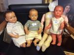 Lot de 3 baigneurs celluloïd,  dont 2 Petitcollin "PCP...