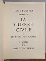 TRÉMOIS. — MONTHERLANT. La Guerre civile. Paris, Viglino pour Lefebvre,...