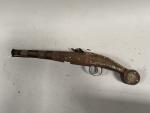 PISTOLET MOUKALA berbère époque fin du XIXe siècle. L: 47cm....