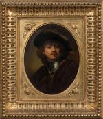 ECOLE ITALIENNE du XIXème siècle. Portraits de "Van Dyck" et...