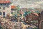 Gabriel MOISELET (1885-1961). "Vue de Polignac". Huile sur toile Signée...