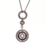 BULGARI - Collection "Astrale" - COLLIER en or blanc 750/°°...