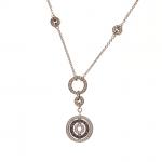 BULGARI - Collection "Astrale" - COLLIER en or blanc 750/°°...