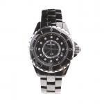 CHANEL - "J12" 33 mm - MONTRE en acier et...