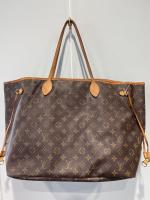 LOUIS VUITTON - SAC modèle "Neverfull" MM en toile monogram,...