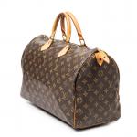 LOUIS VUITTON - SAC modèle "Speedy" 40 cm en toile...