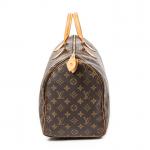 LOUIS VUITTON - SAC modèle "Speedy" 40 cm en toile...