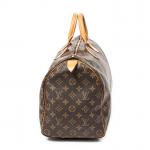 LOUIS VUITTON - SAC modèle "Speedy" 40 cm en toile...