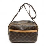 LOUIS VUITTON - SAC "Reporter" PM en toile monogram et...