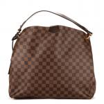 LOUIS VUITTON - SAC modèle "Gracefull" MM en toile damier,...