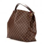 LOUIS VUITTON - SAC modèle "Gracefull" MM en toile damier,...