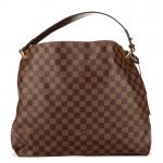 LOUIS VUITTON - SAC modèle "Gracefull" MM en toile damier,...